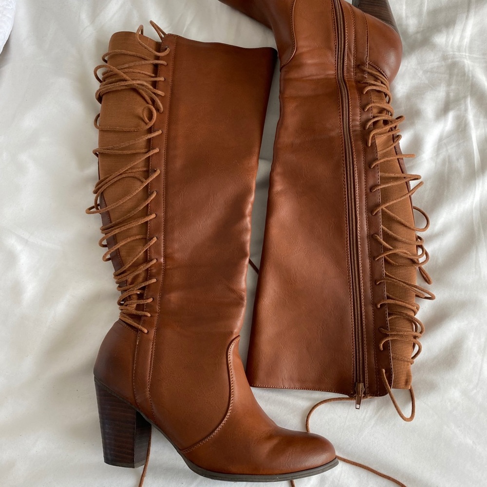 Lace-Up Boots
